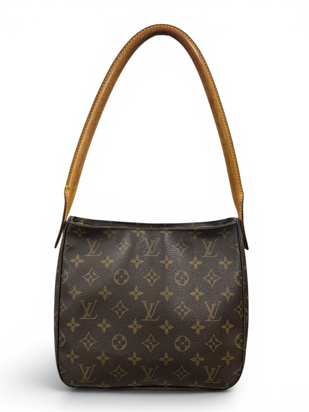 Louis Vuitton Monogram & Vachetta MM Looping Shoulder Bag